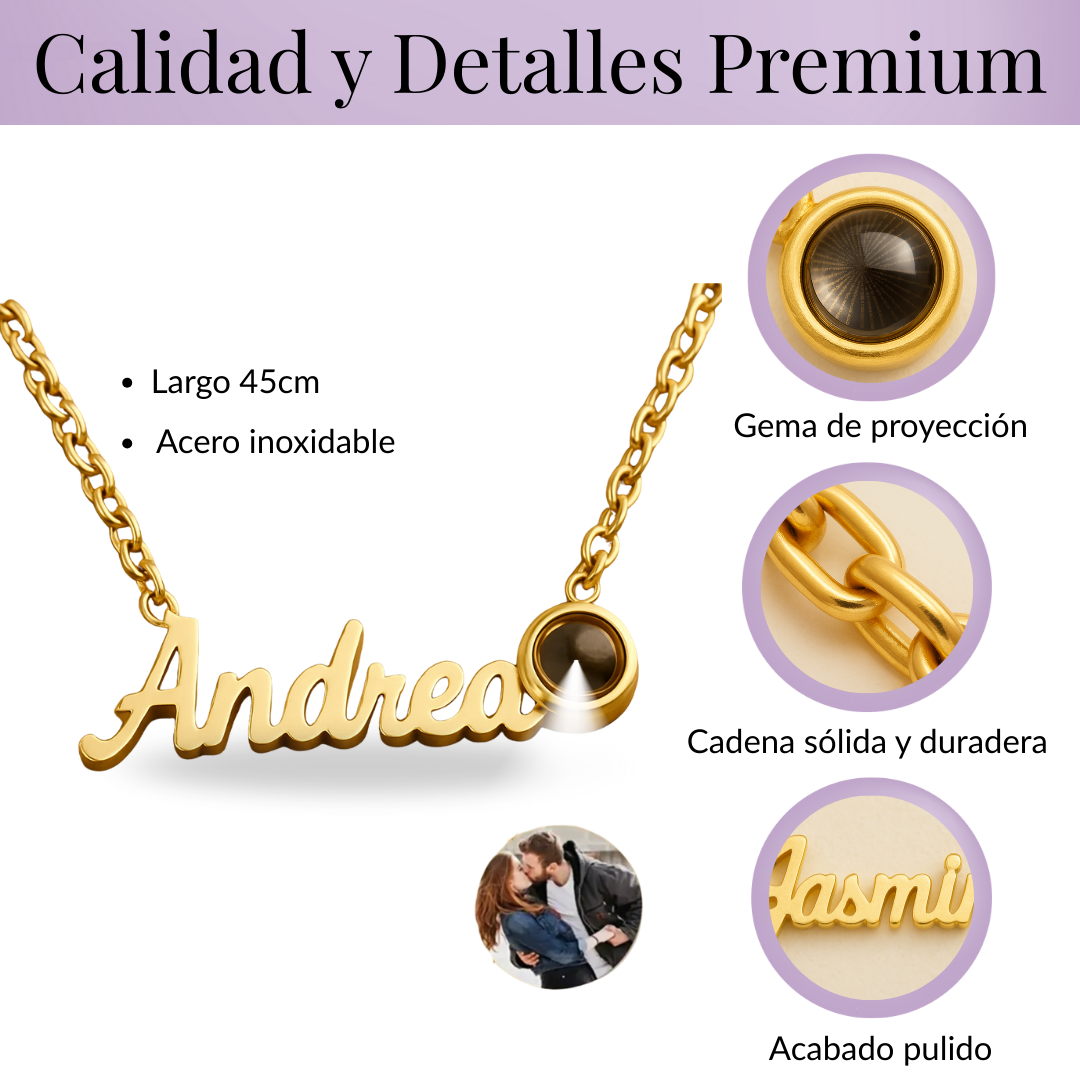 Collar Personalizable – Foto + Nombre 💎✨