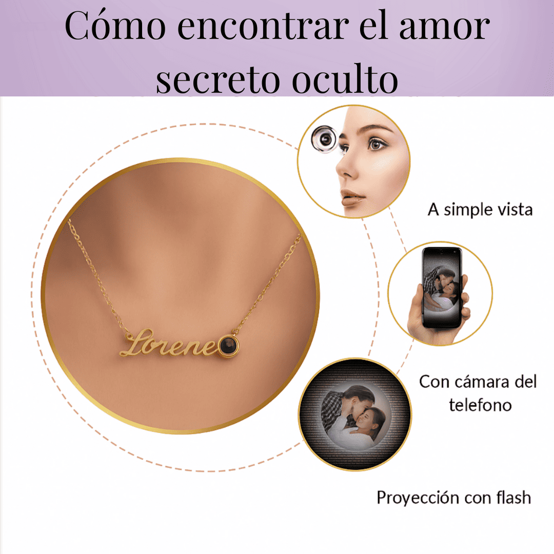 Collar Personalizable – Foto + Nombre 💎✨