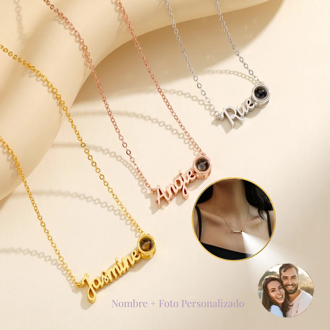 Collar Personalizable – Foto + Nombre 💎✨