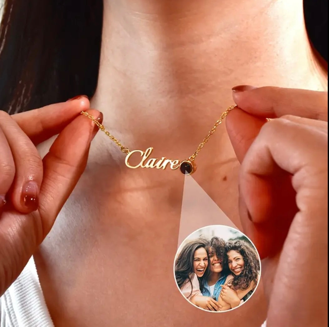 Collar Personalizable – Foto + Nombre 💎✨