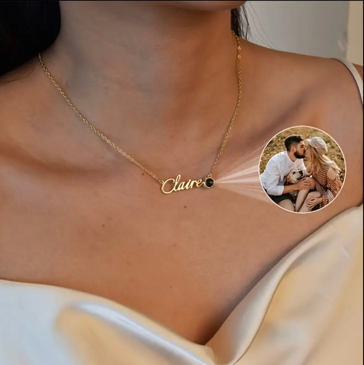 Collar Personalizable – Foto + Nombre 💎✨