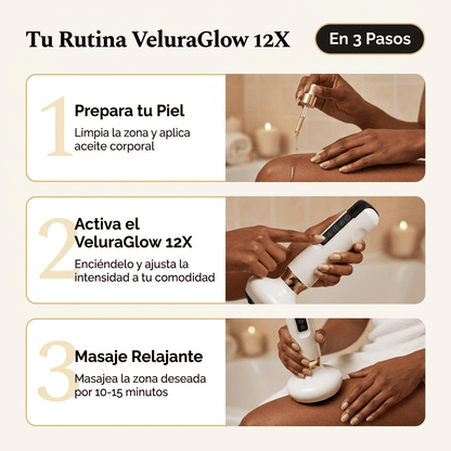 VeluraGlow 12X — Masajeador Anticelulitis