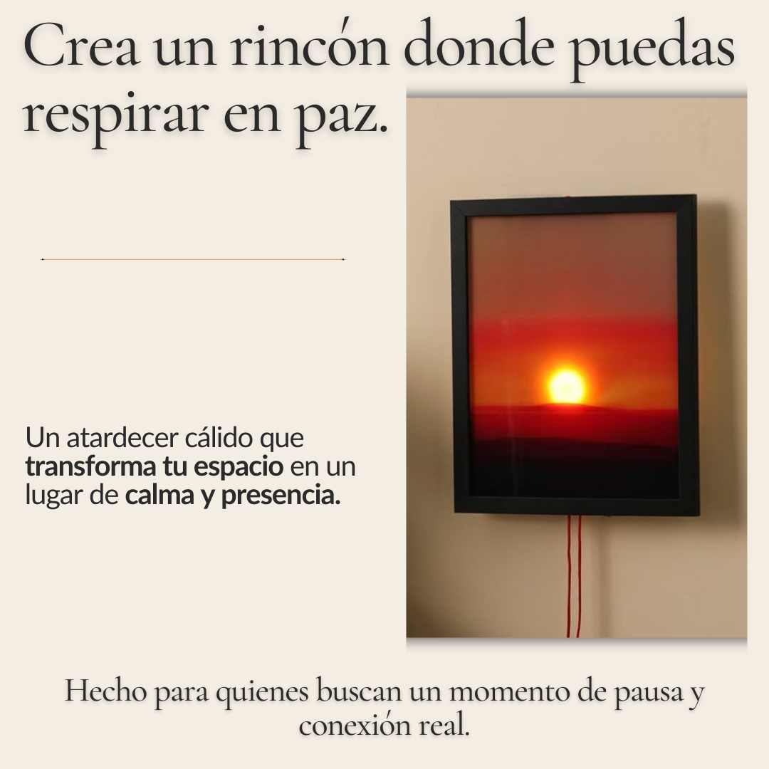 Lámpara Mural Atardecer Ámbar