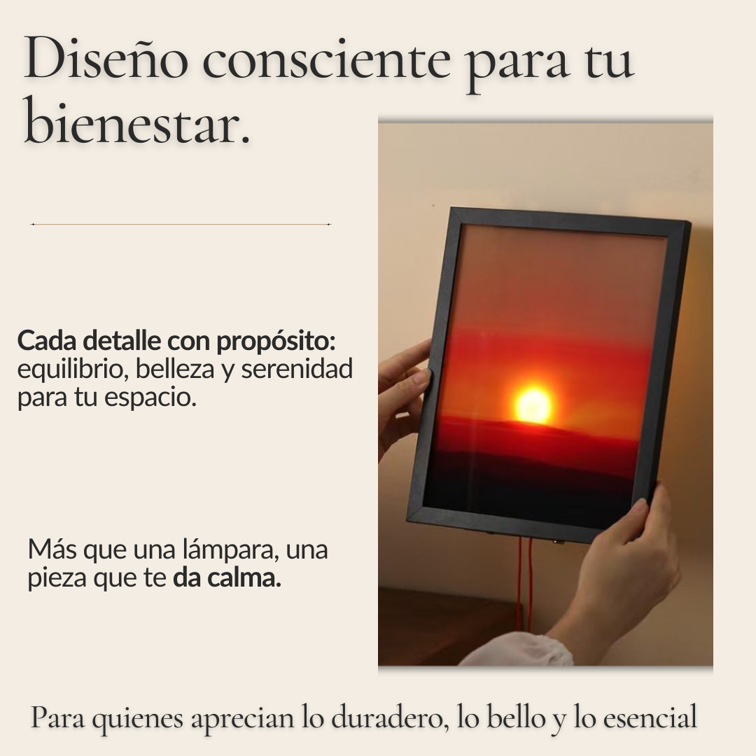 Lámpara Mural Atardecer Ámbar