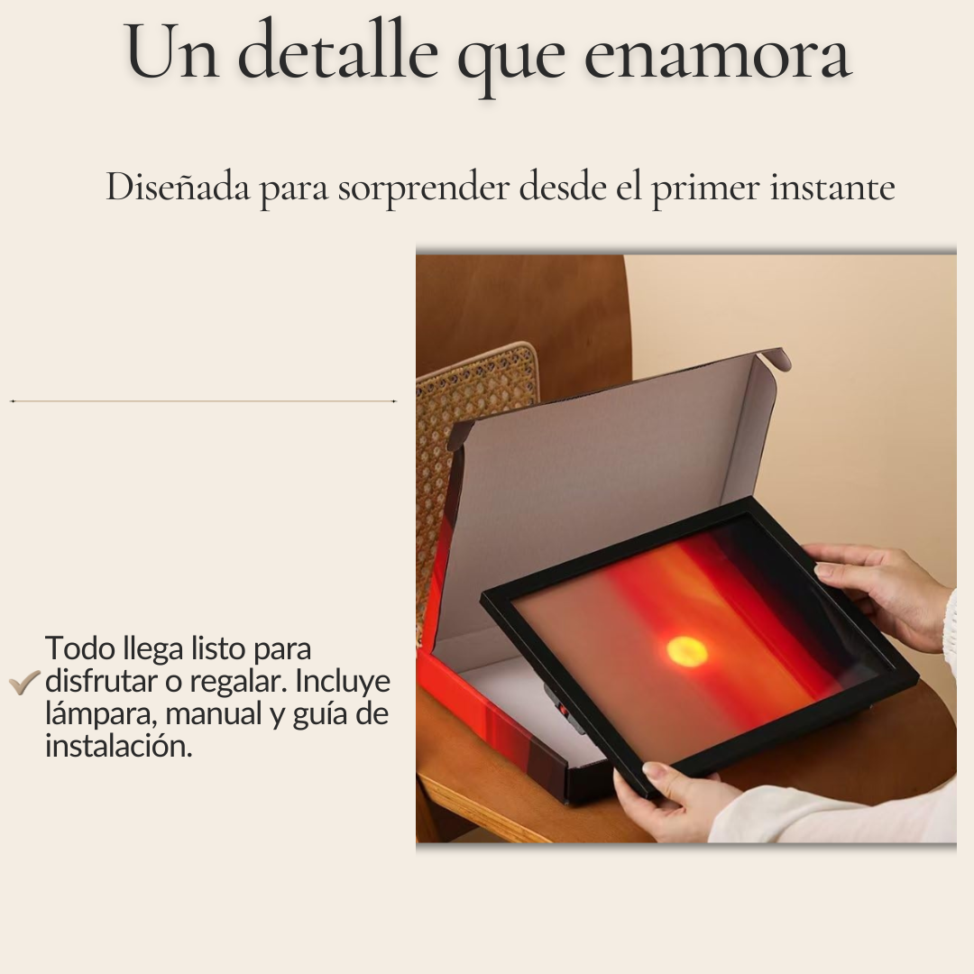 Lámpara Mural Atardecer Ámbar